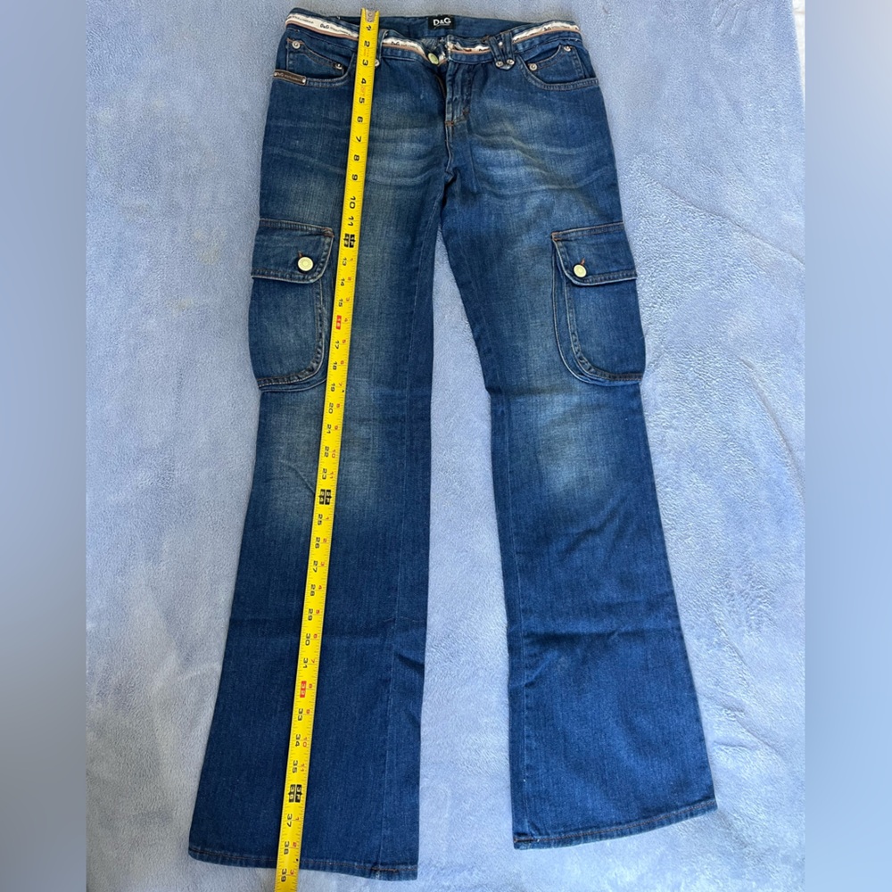 Dolce & Gabbana Blue Denim Jeans - Women's. Low-rise. - Picture 9 of 15